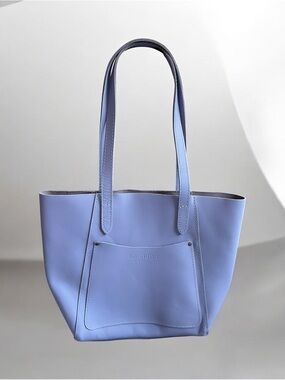 Portland Leather Tote Bag Large Jacaranda Lavender Rare Neutral Statement Color